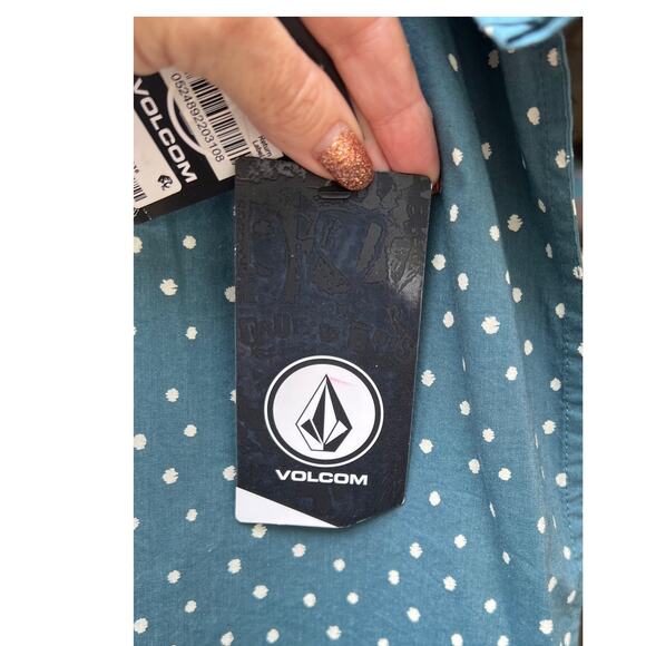 Volcom Mens Hallock Short Sleeve Button Up Size XL NWT - Picture 10 of 10